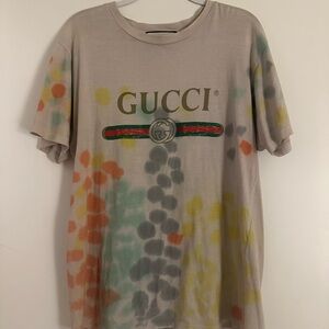 Gucci Vibrant Tie-Dye Logo T-Shirt